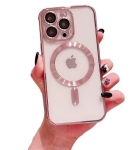 Кейс MG38 Luxury Case with Magsafe iPhone 16E - Розов
