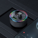 HOCO E82 FM 30W. модулатор трансмитер Запалка (2 USB изхода + 1USB-C, microSD, Bluetooth)