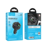 HOCO E82 FM 30W. модулатор трансмитер Запалка (2 USB изхода + 1USB-C, microSD, Bluetooth)