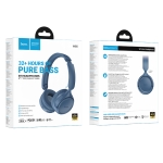 HOCO W66 Безжични слушалки Over Ear Headphones 32 Часа - Син