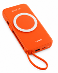 Fonemi P19 MagSafe PD22.5W преносима батерия 10,000mAh - Оранжев