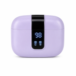 CYXG Q57 Безжични Bluetooth слушалки с LED дисплей и заряден кейс - Лилав