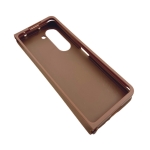 D70 Калъф с камъни за Samsung Z Flip 5 от 2 части - Златист