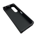 D70 Калъф с камъни за Samsung Z Fold 7 от 2 части - Черен