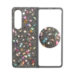 D70 Калъф с камъни за Samsung Z Fold 7 от 2 части - Сив