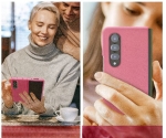 Z15 Silicone case за Samsung Z Fold 7 от 2 части - Розов