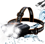 LED челник CL-T28 USB, 4 режима, регулируем, за риболов и работа