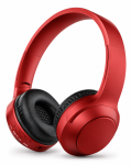 LELISU LS-212 Безжични слушалки с Bluetooth 5.3, TF карта, AUX, FM радио и микрофон – Червен