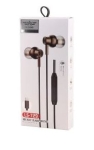 LELISU LS-729 - Черен Жични слушалки с USB Type-C, HD микрофон и управление