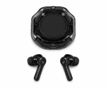 Смарт часовник -  Черен CN-RU3 +слушалки с 2 сменяеми каишки, Bluetooth разговори и магнитно зареждане