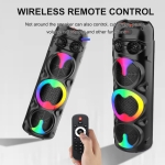 ZQS8309 Подвижна Двойна Караоке 3x8\'\' Sing-e 40W тонколона+ безжичен микрофон