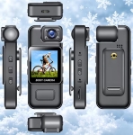 Мини Body Camera 1080P HD  L8 – Камера с въртящ се на 180° обектив, нощно виждане, дисплей и клипс за дрехи