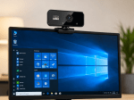 B03 Full HD 1080P USB Уеб камера с вграден микрофон | Plug & Play | За компютър, лаптоп и онлайн срещи