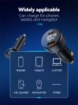 LDNIO C101 Зарядно за кола 100W USB-C към USB-C – Dual USB-C, QC4+, LED дисплей