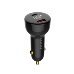 LDNIO C101 Зарядно за кола 100W USB-C към USB-C – Dual USB-C, QC4+, LED дисплей
