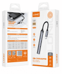 HUB LDNIO DS34C 4в1 USB-C КЪМ 3xUSB 1xUSB-C 5GB/ps