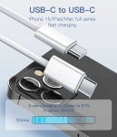 LDNIO Кабел LC901i 65W плетен iPh15series Type-C към Lightning 1M