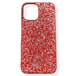 Кейс за телефон  с камъни D130 за iPhone 14 Plus (Червен)