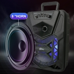 ZQS8152 Подвижна Караоке 8\'\' Sing-e 15W тонколона+ 1 Жичен Микрофон
