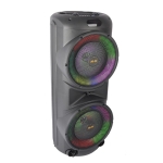 ZQS10206 / 10209 Подвижна Двойна Караоке 2x12\'\' Sing-e 50W тонколона+ безжичен микрофон