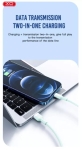 Кабел XO-NB212 Fast 2.1A USB към Type-C - Бял
