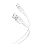 Кабел XO-NB212 Fast 2.1A USB към Type-C - Бял
