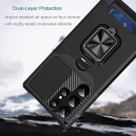 Удароустойчив калъф TP-30 за iPhone 17 Pro Max 4в1 с джобче