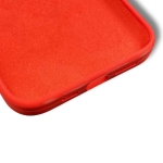 Silicone case TP-59 +камера за iPhone 13 Pro - Червен