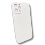 Silicone case TP-59 +камера за iPhone 13 Pro Max - Бял