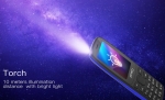 (НАРУШЕНА ОПАКОВКА) Мобилен телефон IPRO A25+БГ МЕНЮ /2G/32+32MB/2.4inch/0.08MP/1000mAh/Dual Sim/Фенер - Черен