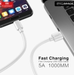 EARLDOM кабел EC180C USB към Type-C (1M) - Бял