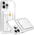 Прозрачен Силиконов кейс TP-67 с джобче за Samsung A13 4G