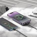 HOCO Q34 Aluminium Магнитна външна батерия Алуминиева 10,000mAh PD20W