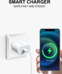 WUW T108 Зарядно USB-C PD 40W зарядно устройство с USB-C към USB-C кабел