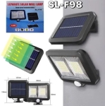 SL-F98 F108  98 LED соларна лампа PIR защитен разделен преносим слънчев панел сензор за движение прожектор