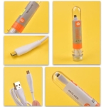 60бр. WUW X204 Кабел за Зареждане 2.4A 1M - USB към Type-C