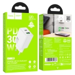 HOCO Адаптер N71 PD30W+QC3.0 - Бял