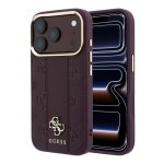 3149 GUESS HC MAGSAFE PU IP18 PRO BURGUNDY  STRIPE HS PEONY 4G LOGO