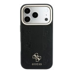 3231 GUESS HC MAGSAFE PU IP18 PRO MAX BLACK STRIPE HS PEONY 4G LOGO