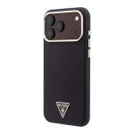 3514 GUESS HC MAGSAFE SW PU IP18 PRO MAX BURGUNDY KEVLAR TRIANGLE LOGO