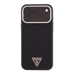 3514 GUESS HC MAGSAFE SW PU IP18 PRO MAX BURGUNDY KEVLAR TRIANGLE LOGO