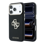 4269 GUESS HC SW SMOOTH IP18 PRO BLACK PU & BIG STRASS LOGO