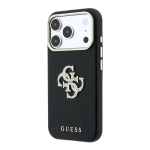 4269 GUESS HC SW SMOOTH IP18 PRO BLACK PU & BIG STRASS LOGO
