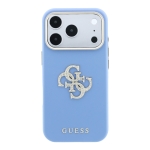 4306 GUESS HC SW SMOOTH IP18 PRO LIGHT BLUE PU & BIG STRASS LOGO