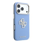 4313 GUESS HC SW SMOOTH IP18 PRO MAX LIGHT BLUE PU & BIG STRASS LOGO