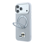 8694 KARL HC MAGSAFE IP18 PRO MAX GREY PU W/RING STAND 360 KC HEADS PIN