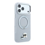 8694 KARL HC MAGSAFE IP18 PRO MAX GREY PU W/RING STAND 360 KC HEADS PIN