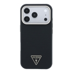 3460 GUESS HC MAGSAFE SW IP18 PRO BLACK PU KEVLAR TRIANGLE LOGO