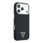 3460 GUESS HC MAGSAFE SW IP18 PRO BLACK PU KEVLAR TRIANGLE LOGO