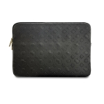 9853 GUESS COMP. SLEEVE PEONY PU 4G & CLASSIC LOGOS STRIPE BLACK 14/15\"